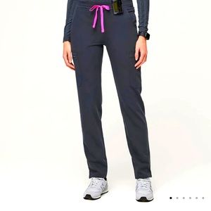 NWOT FIGS Yola Skinny Scrub Pants, Night Sky XL